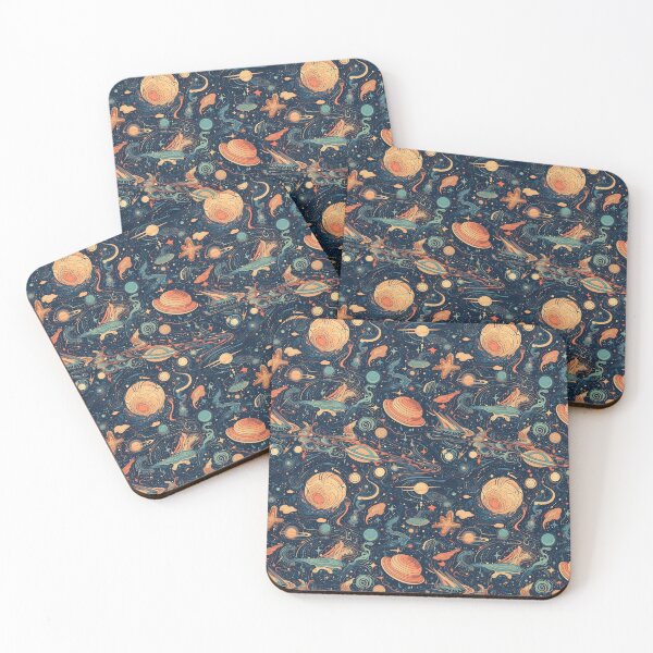 Item preview, Pattern Galaxy Space Planets Colorful Linear Universe designed and sold by Arncil.