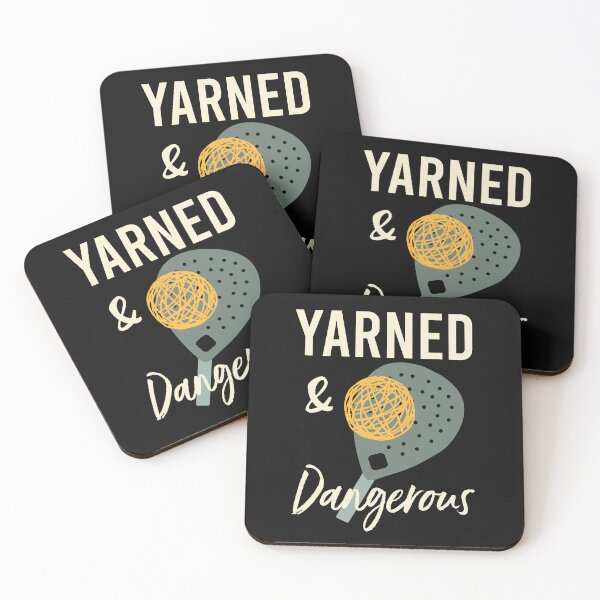 Item preview, Padel Pun Yarned & Dangerous designed and sold by whyitsme.
