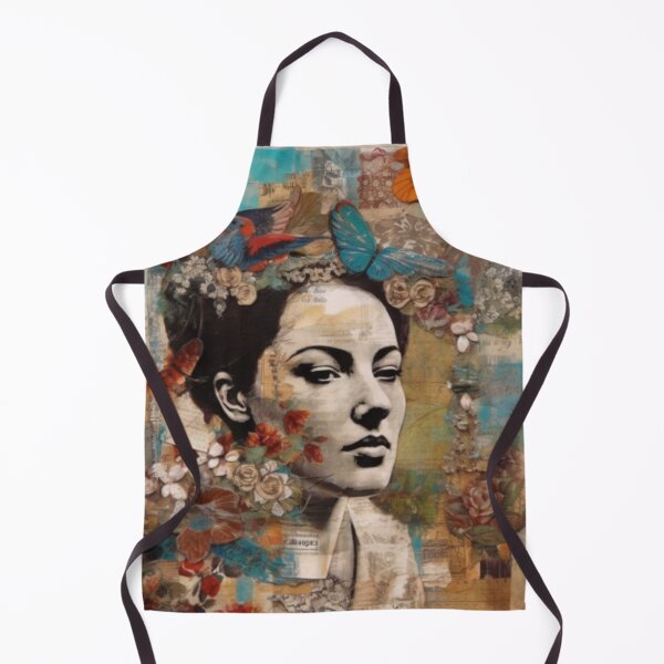 Item preview, Scripted Elegance from Timeless Whispers: A Vintage Mixed Media Collage Collection designed and sold by Cosmic-Canvases.