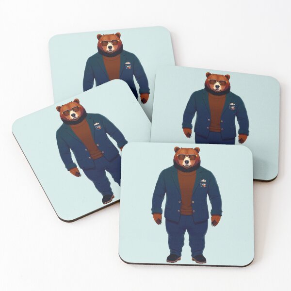 Artikelvorschau, Hipster Bear V5 entworfen und verkauft von HipsterAnimals.