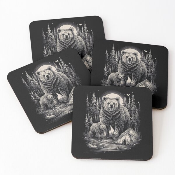 Item preview, Camping With Bears. designed and sold by DiamondPixel.