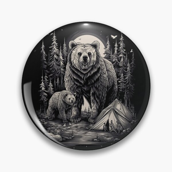 Item preview, Camping With Bears. designed and sold by DiamondPixel.