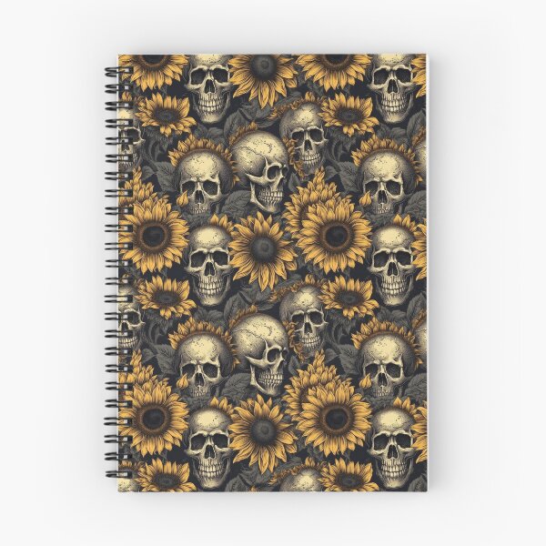 Item preview, Skulls And Sunflowers designed and sold by Rottopics.