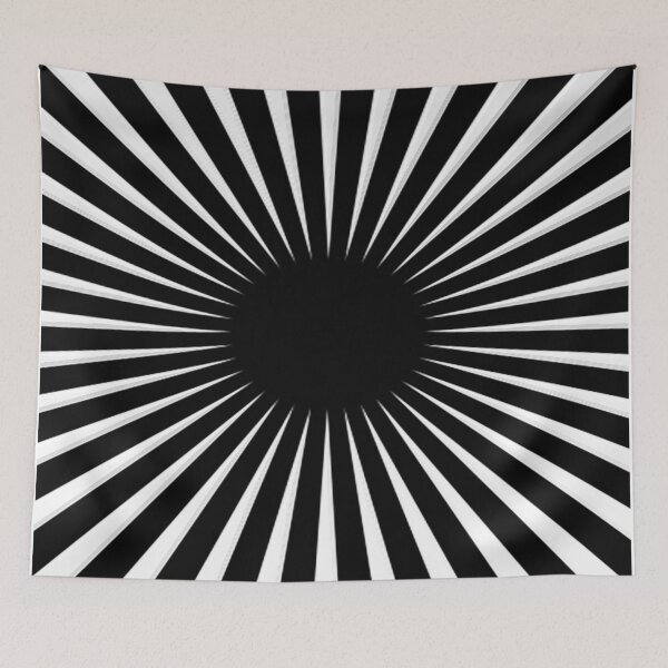 Item preview, Psychedelic Black And White Stripes Pattern designed and sold by Mark Cannon.