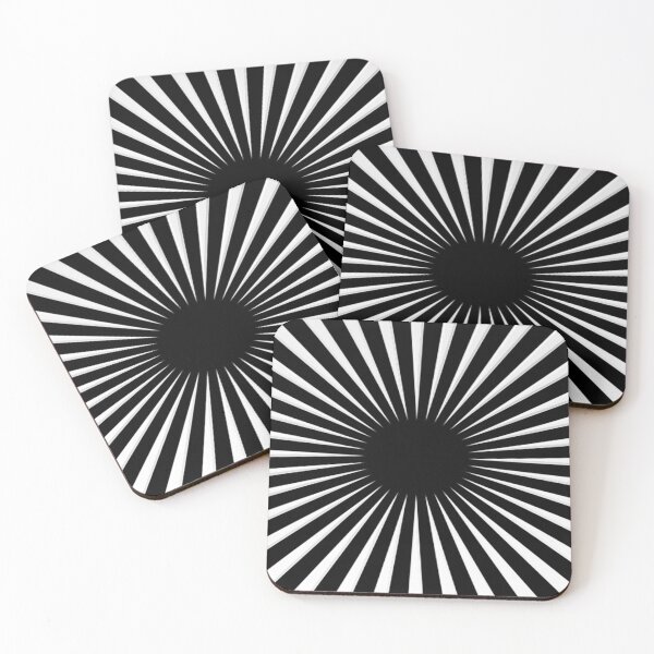 Item preview, Psychedelic Black And White Stripes Pattern designed and sold by Mark Cannon.