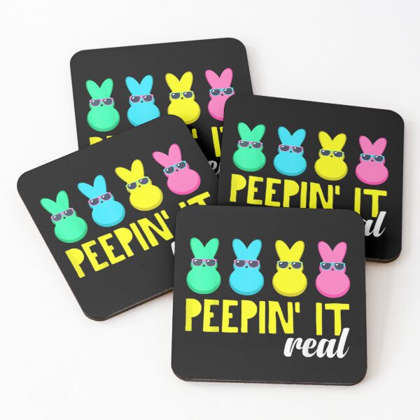 Item preview, Peepin It Real T Shirt Happy Easter Bunny Egg Hunt Funny T-Shirt designed and sold by GlobalSpace.