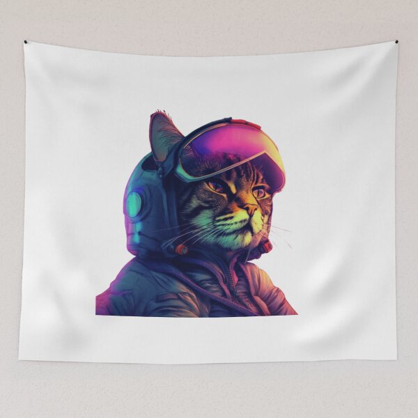 Item preview, Neon Airforce Pilot Kitty Cat designed and sold by Bad Kitties.
