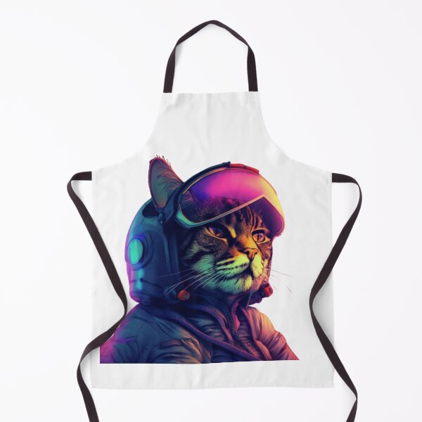 Item preview, Neon Airforce Pilot Kitty Cat designed and sold by Bad Kitties.