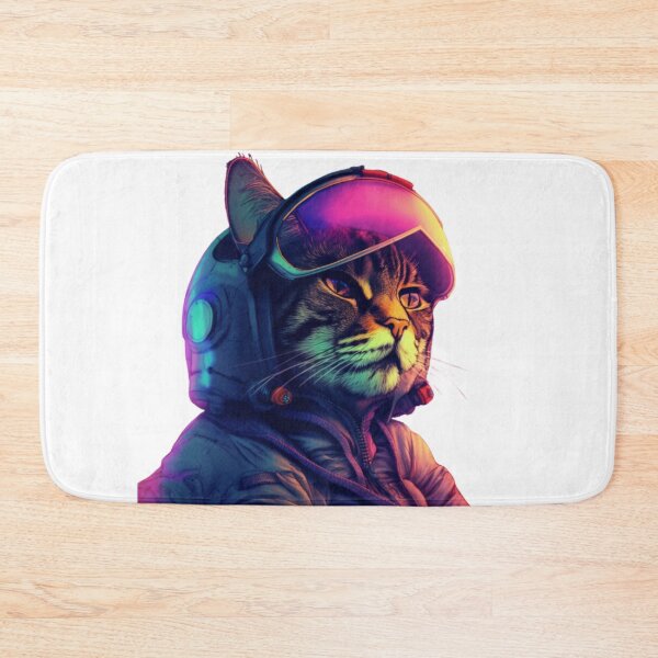 Artikelvorschau, Neon Airforce Pilot Kitty Cat entworfen und verkauft von Bad Kitties.