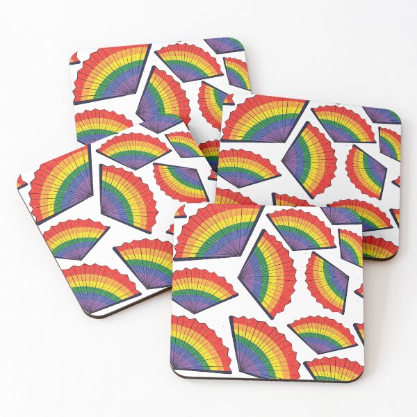 Item preview, Rainbow Folding Fan designed and sold by Love-Ina.
