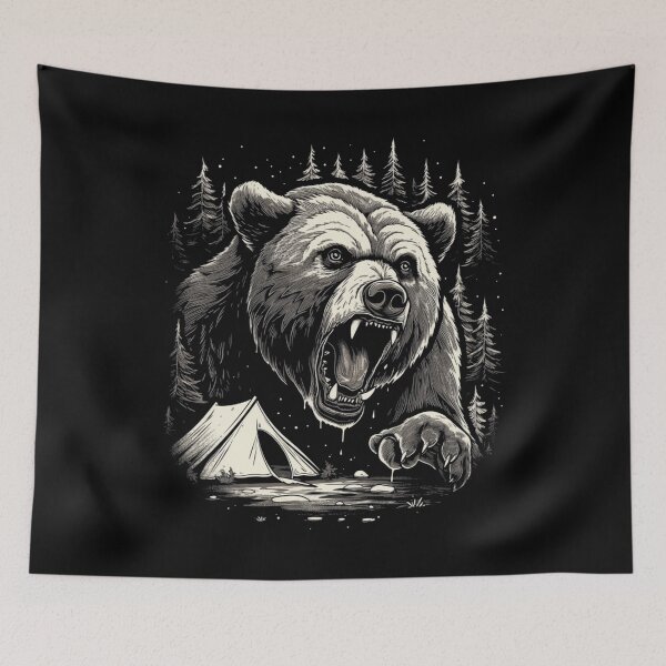 Item preview, Camping With Bears. designed and sold by DiamondPixel.