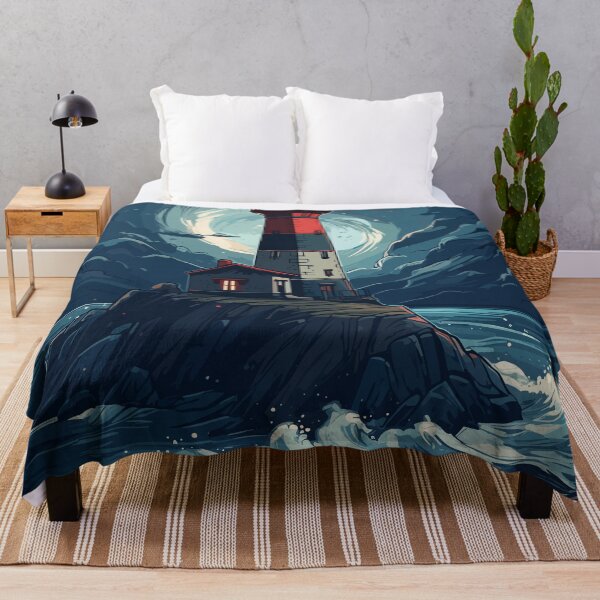 Item preview, The lighthouse at night designed and sold by KMSpace.