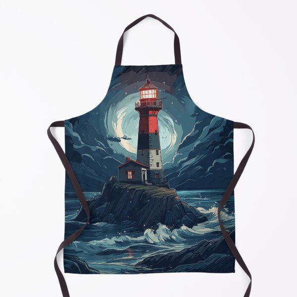 Item preview, The lighthouse at night designed and sold by KMSpace.
