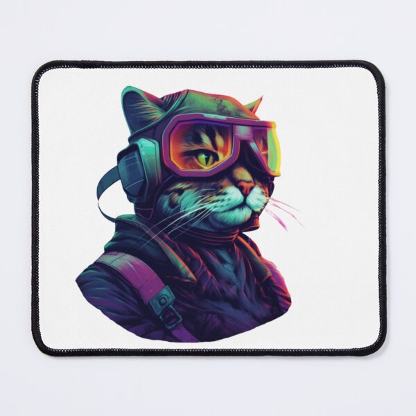 Item preview, New Wave Pilot Kitty Cat designed and sold by Bad Kitties.
