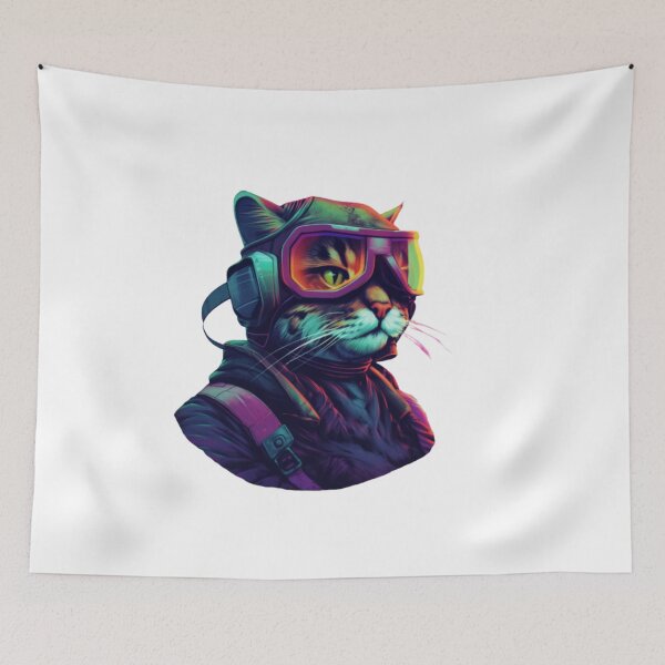 Item preview, New Wave Pilot Kitty Cat designed and sold by Bad Kitties.