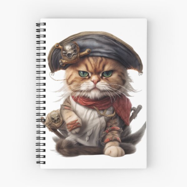 Item preview, Captain Floofy Pirate Kitty Cat designed and sold by Bad Kitties.