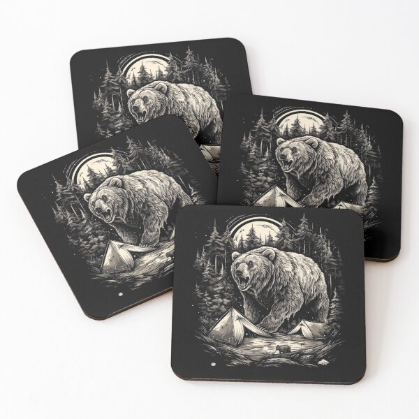 Item preview, Camping With Bears. designed and sold by DiamondPixel.