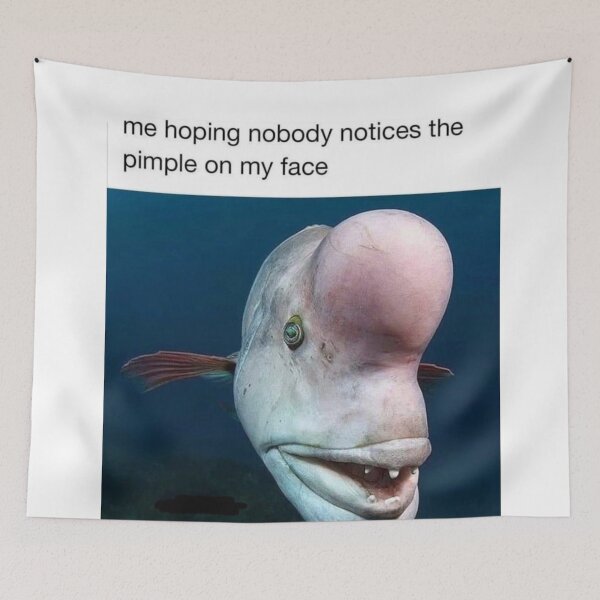 Item preview, Pimple Face meme designed and sold by Thehuskysshop.