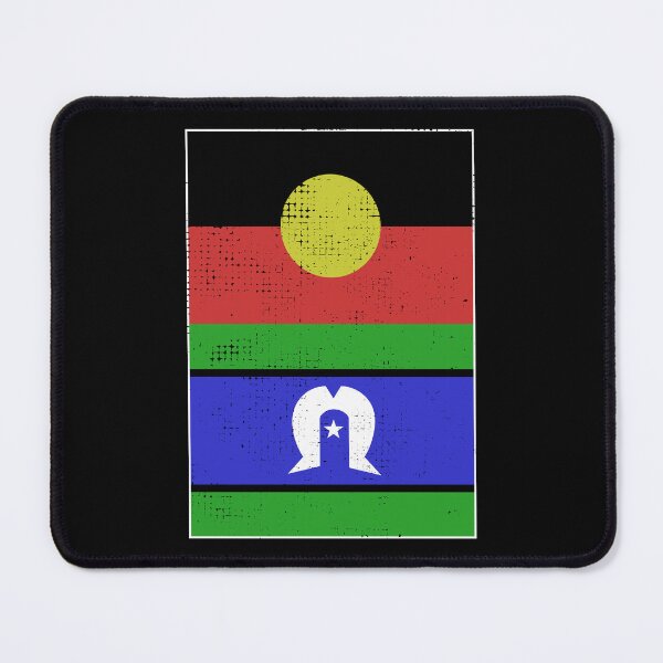Item preview, Copy of Indigenous Torres Strait Islander Flag [Worn Look] designed and sold by politicalamity.