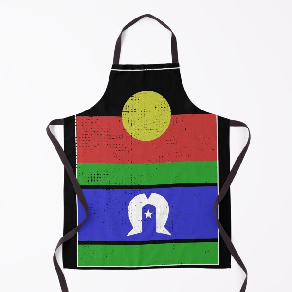 Item preview, Copy of Indigenous Torres Strait Islander Flag [Worn Look] designed and sold by politicalamity.