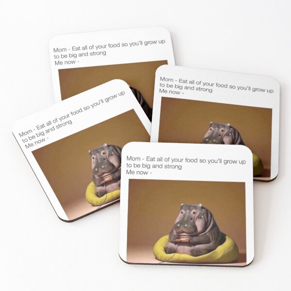 Item preview, Eat all your food so you'll grow strong meme designed and sold by Thehuskysshop.