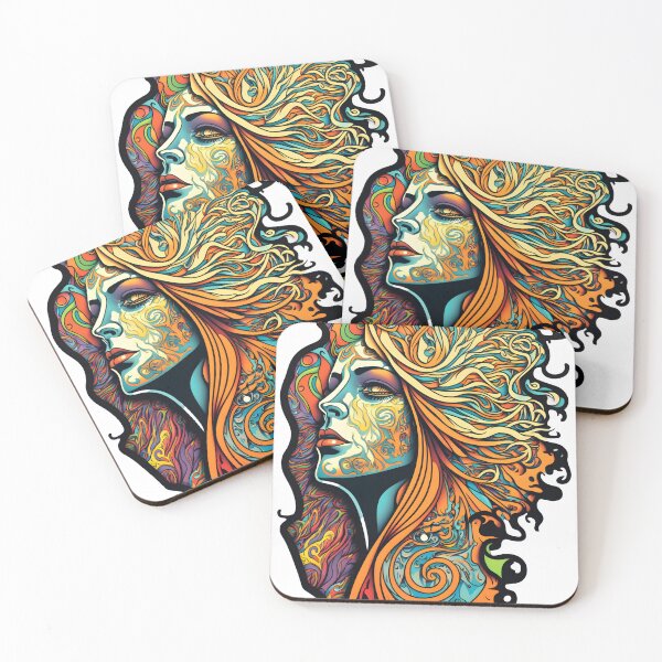 Item preview, Elegant Vibrance l Polygon l Woman l Color designed and sold by Artsynator.
