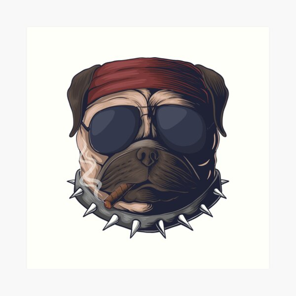 Dog Cigarette Sunglasses For Men Women - Owner Lover Pug Digital Art by  Mercoat UG Haftungsbeschraenkt - Fine Art America