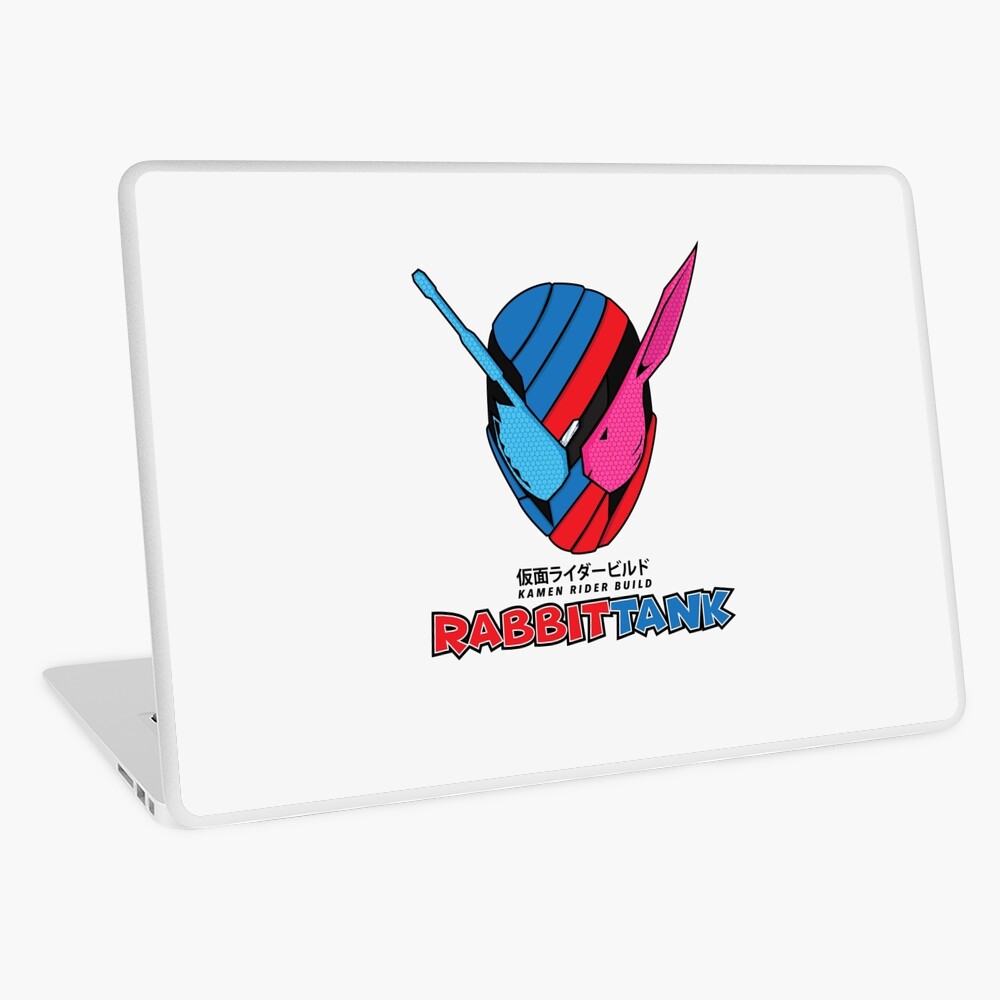 Kamen Rider Build Rabbittank Masked Rider Laptop Skin By Gtsbubble Redbubble