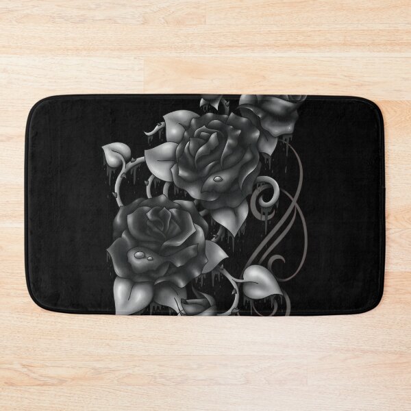 Item preview, Bleeding roses black and white designed and sold by ACID-REIGN.