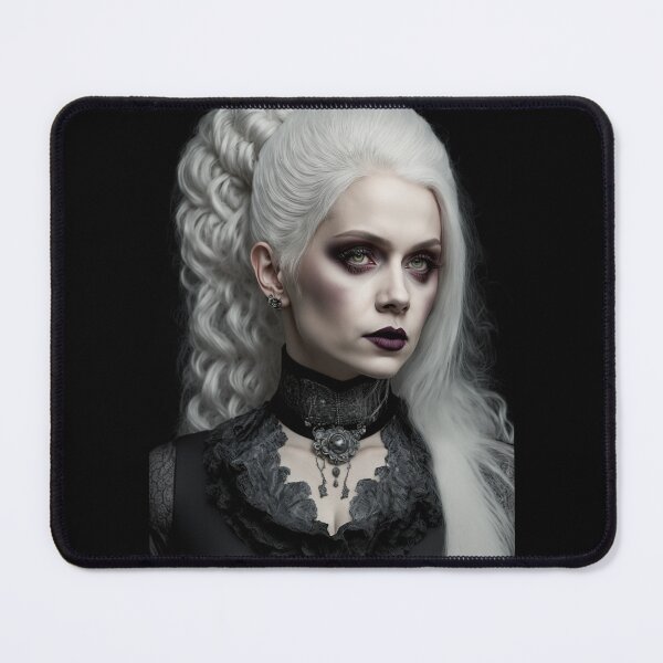 Item preview, Goth girl portrait art designed and sold by Simone Davino.