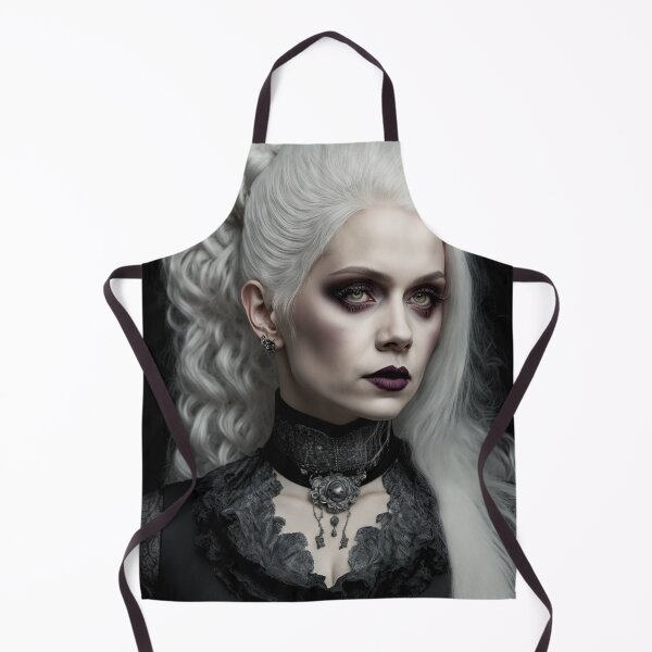 Item preview, Goth girl portrait art designed and sold by Simone Davino.