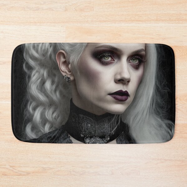 Item preview, Goth girl portrait art designed and sold by Simone Davino.