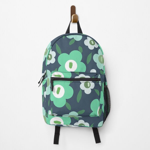 Item preview, Iconic Retro Daisies in Blue and Green designed and sold by Deutschic.