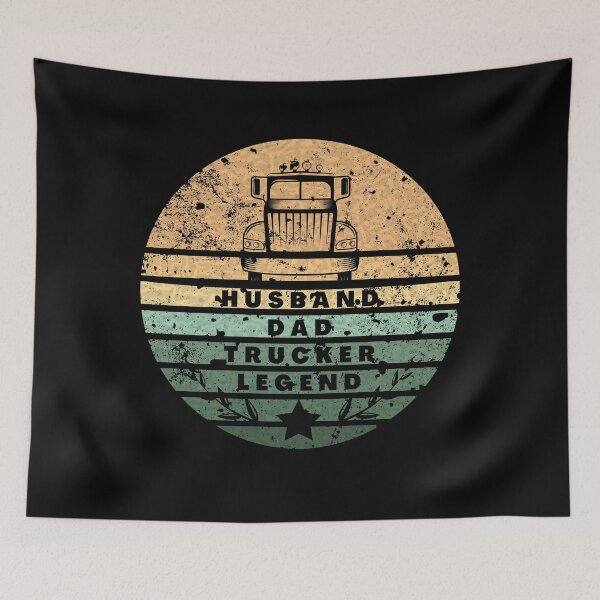 Item preview, Husband Dad Trucker Legend For Dad To Day fathers day gifts designed and sold by VectorPower.