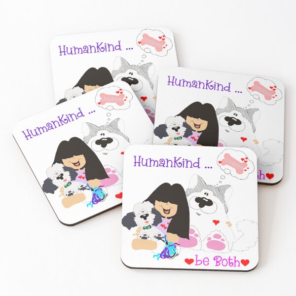 Item preview, HumanKind - be Both Puppy Dog choose Kindness designed and sold by StudioTanoshiiNeko.