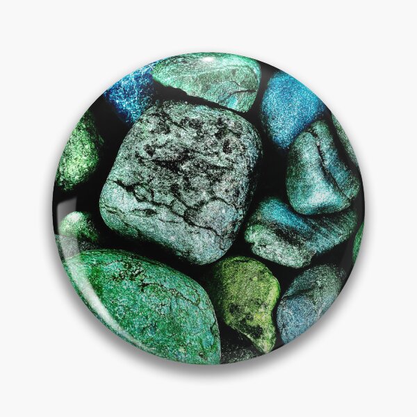 Item preview, Colored Rocks Blue-Green designed and sold by CJRPics.