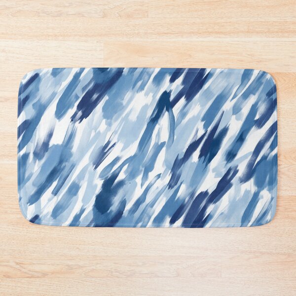 Item preview, Blue Hues Brush Strokes Abstract Pattern Expressionism Blue  designed and sold by iPaint Airbrush Studio.