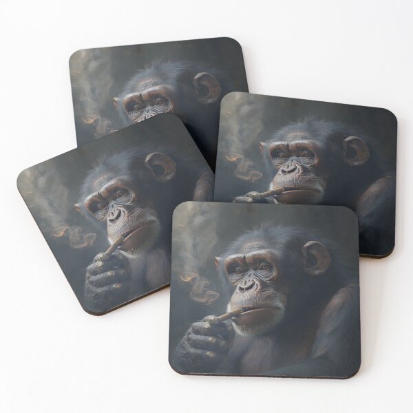 Item preview, Cigar Smoking Chimp Design designed and sold by The Great Land of Snark!.