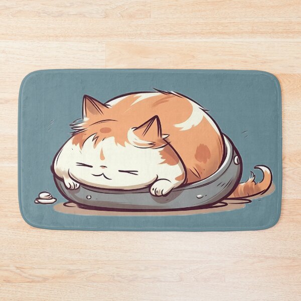 Item preview, The fat orange cat sleeping well designed and sold by Cahlie Li.