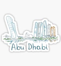 Abu Dhabi Panorama Sticker