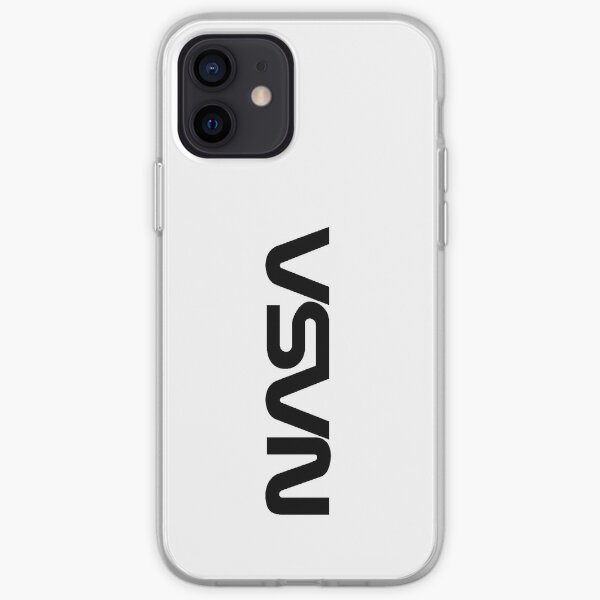 NASA Black Logotype (Worm) Insignia iPhone Soft Case