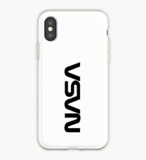 NASA Black Logo (Wurm) Insignien iPhone-Hülle & Cover