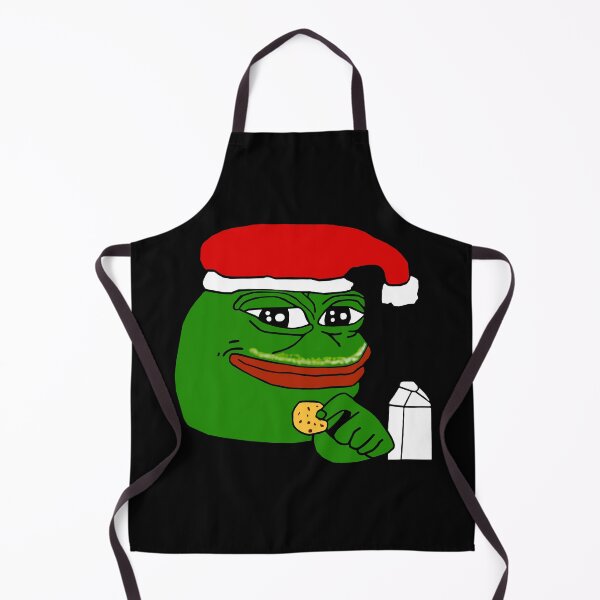 Item preview, Christmas Pepe Cookies And Milk designed and sold by Slav-Art.