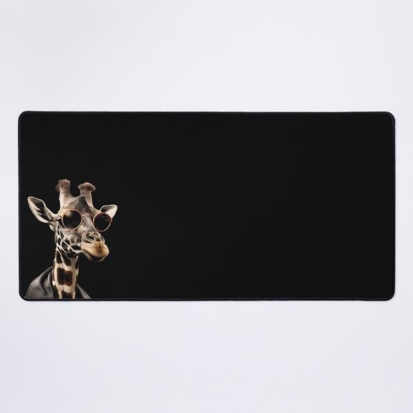 Item preview, Funny goth giraffe animal art designed and sold by Simone Davino.