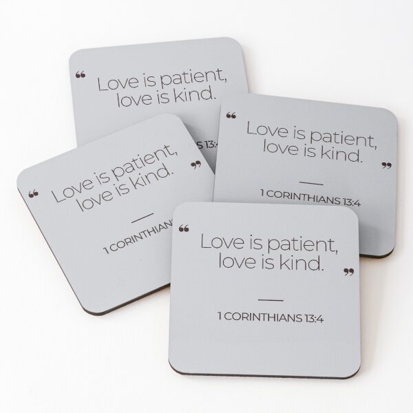 Item preview, Love is patient designed and sold by TonsPOD.