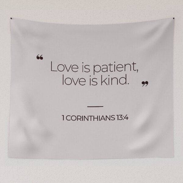 Item preview, Love is patient designed and sold by TonsPOD.