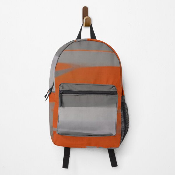 Item preview, Abstract Orange and Gray Brush Splashed Strokes Design designed and sold by deniselynnimage.