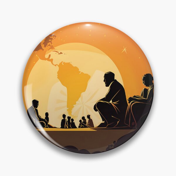 Item preview, Psychedelic Trip Taking Care of The Earth from Other Dimension | Universal Gathering | Silhouetted Figures under Cosmic Sky designed and sold by mindexploration.