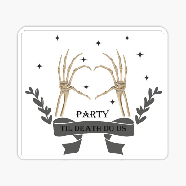 Til Death Do Us Party Party Decorations Gothic Party Banner