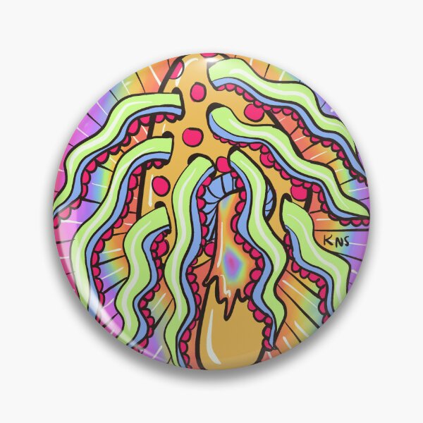 Artikelvorschau, Trippy Pilz-Wandbild entworfen und verkauft von crispyleaves.